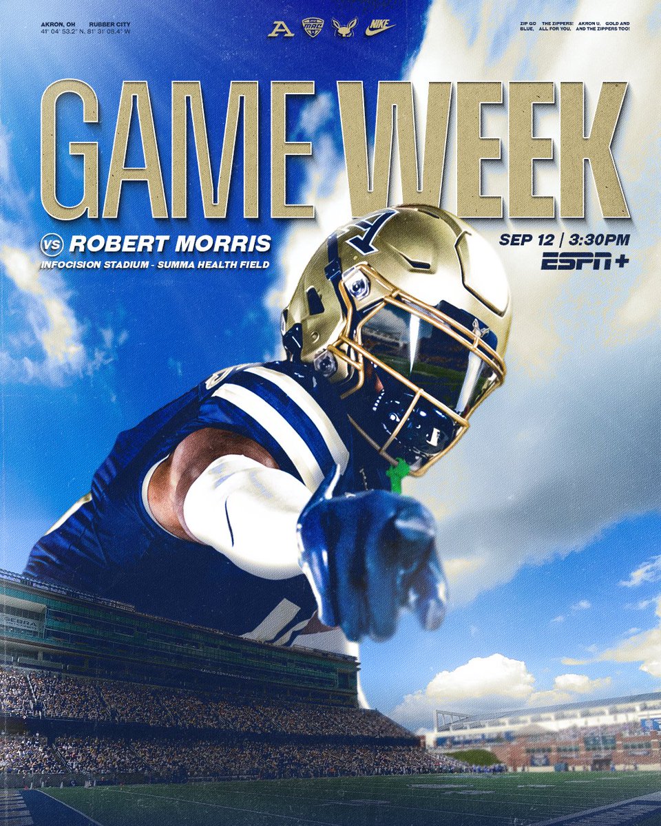 ZipsFB's tweet photo. We may not have ✌️ game clocks, but we do have ✌️ offensive coordinators.
Get your tickets to our home opener below👇

🎟️ https://t.co/SqPbZYcB2V

#GoZips #MakeTheClimb https://t.co/t0S3bxLuzS