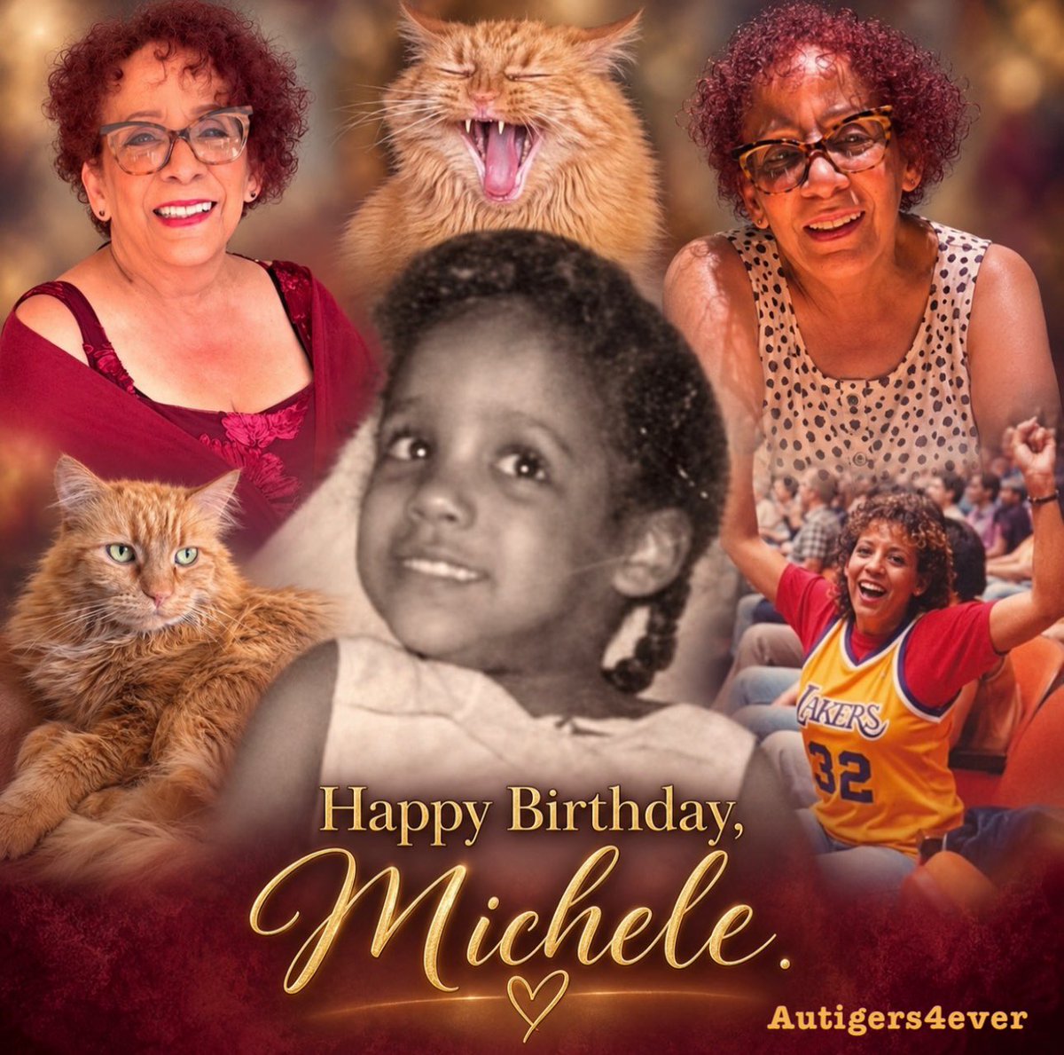 AUTigers4Ever's tweet photo. Happy Birthday, Michele! 

May your day be filled with love &amp; laughter! 🎉🥳

#Michele #BeyondTheGates #BTG https://t.co/Aq42dWHD0Z