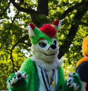 FentiNSFW's tweet photo. Caught at Eurofurence30 😲 (PCD really sucks) 
#furryㅤㅤㅤ #EF30 #eurofurence #fursuiting #furries #fyp #fypシ゚viral https://t.co/Y9i9fSjMdG