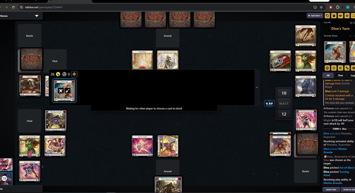 theBODYTCG's tweet photo. A story in 4 parts. Talk a Big Game really is pretty broken. 
#fabtcg https://t.co/tU7uXrYGQn