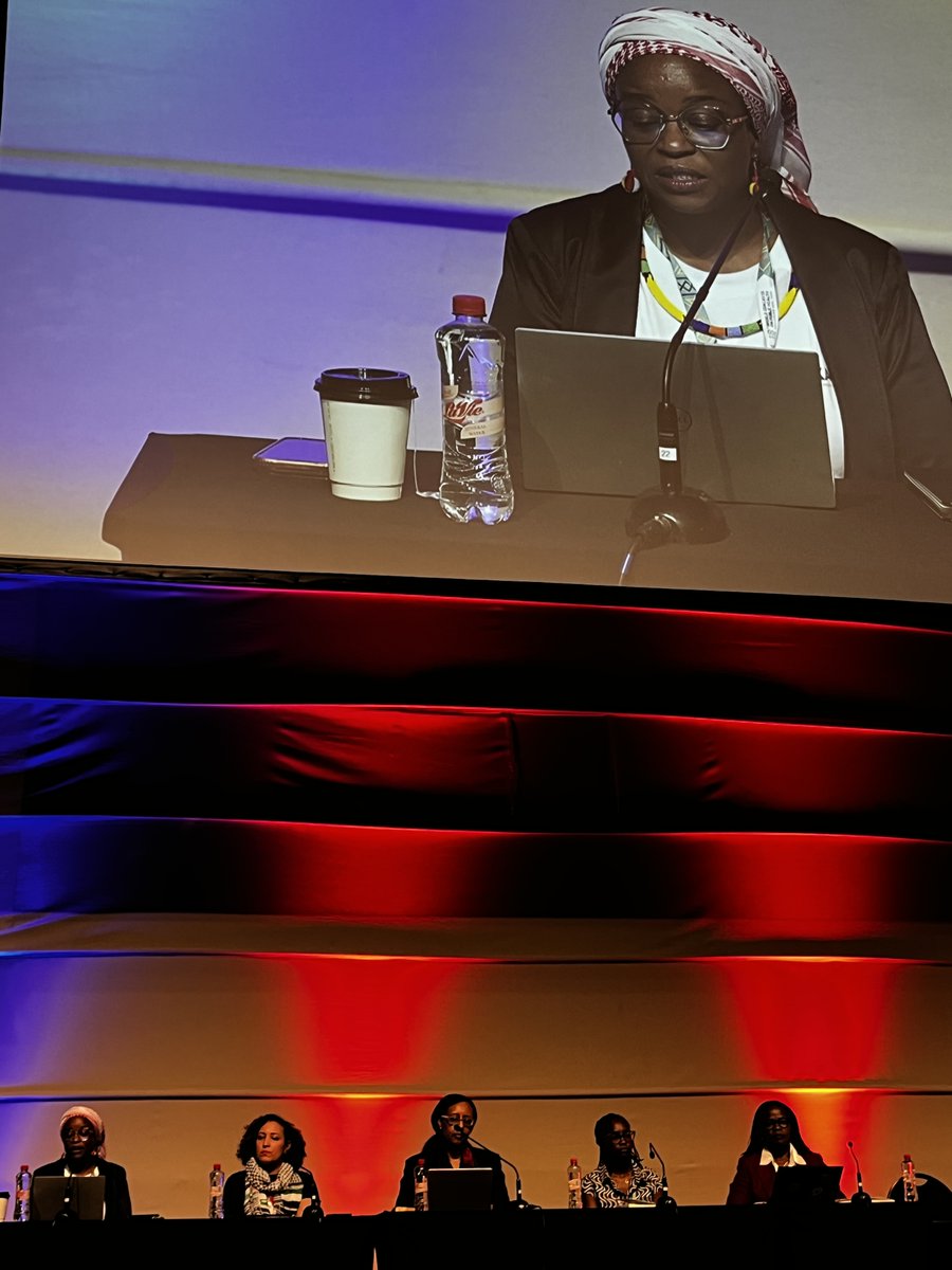 WFPHA_FMASP's tweet photo. At today's Plenary 5: Public Health in Conflict, War and Peace Building, Assoc Prof Tracey Naledi noted:
Women bear the heaviest burden of the conflict, and when they are part of the peace process, that peace tends to be maintained.
#warandpeace #health #wcph #wcph2026 https://t.co/xP5z74ZfP8