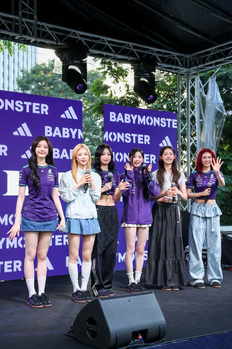 aboutbaemon07's tweet photo. 📸 New photos of BABYMONSTER from orchard road 🏎️ https://t.co/OdzQiko2zF