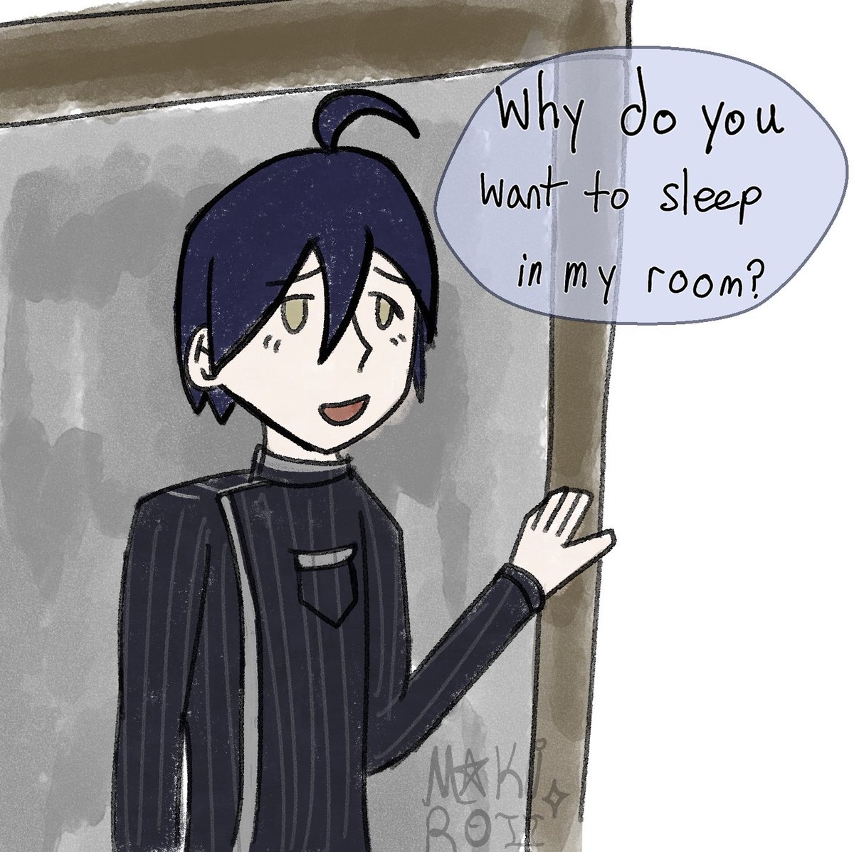 maki_roII's tweet photo. happy birthday shuichi the goat #danganronpa https://t.co/tbC5Jd5ZdA