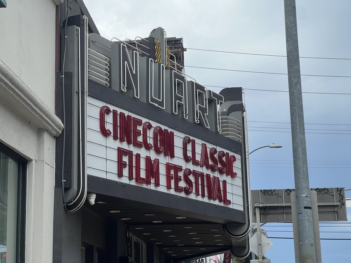 LaurasMiscMovie's tweet photo. Today I’m at Cinecon at the ⁦@NuartTheatre⁩ !

#Cinecon #CineconClassicFilmFestival https://t.co/stOOZZ0dvF