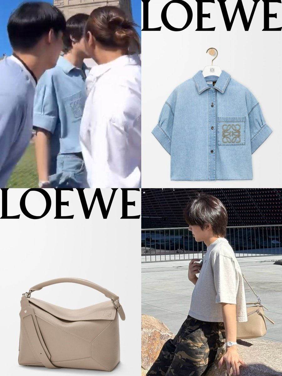 babimumeow's tweet photo. ช่วงนี้เหมือนน้องนิวจะกลับมาอินกับพี่ Loewe นะเนี่ย ทั้งเสื้อทั้งกระเป๋าเลย แล้วแมทช์ชุดน่ารักมาก!

˚◞ @LoeweOfficial #LOEWE 👕👜
✱/ #NuNew : @CwrNew ˚.♡ᵎ https://t.co/qQ25SnHhFl