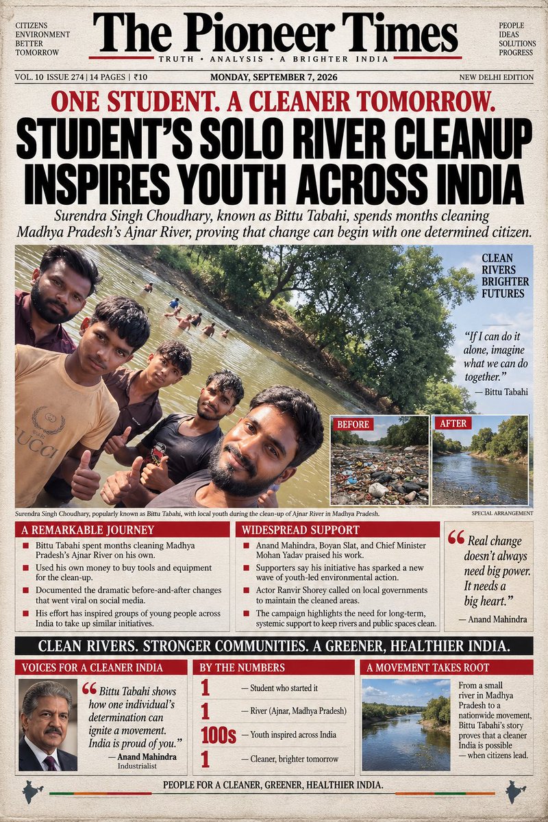 deepCH_2's tweet photo. @gharkekalesh #AjnarRiver #RiverCleanup #YouthForEnvironment https://t.co/NMRLkqW9AO