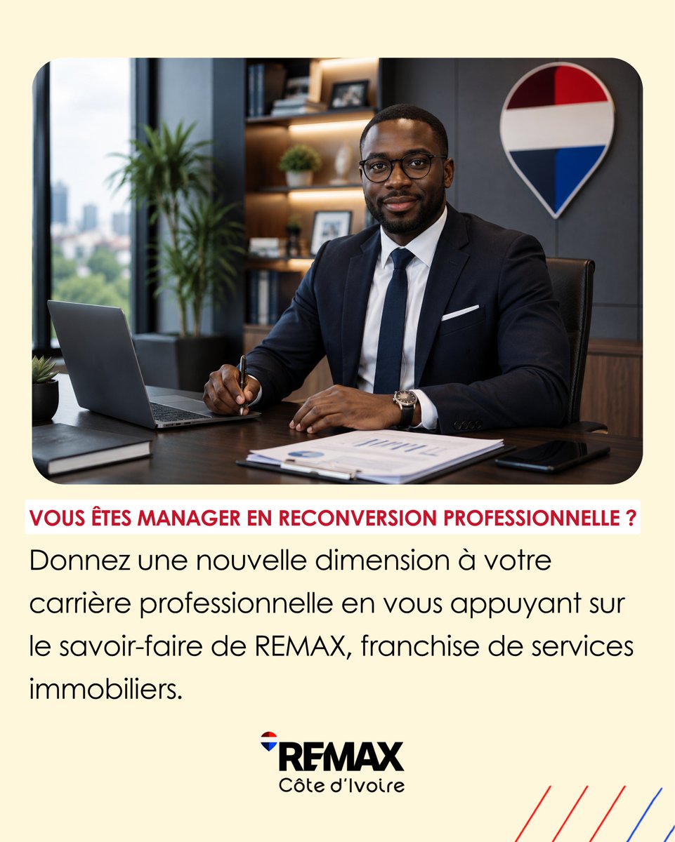 REMAX_CI's tweet photo. 𝗩𝗼𝘂𝘀 𝗲̂𝘁𝗲𝘀 𝗺𝗮𝗻𝗮𝗴𝗲𝗿 𝗲𝘁 𝘃𝗼𝘂𝘀 𝗲𝗻𝘃𝗶𝘀𝗮𝗴𝗲𝘇 𝘂𝗻𝗲 𝗿𝗲𝗰𝗼𝗻𝘃𝗲𝗿𝘀𝗶𝗼𝗻 𝗽𝗿𝗼𝗳𝗲𝘀𝘀𝗶𝗼𝗻𝗻𝗲𝗹𝗹𝗲 ?

Transformez votre expérience en un projet entrepreneurial à fort potentiel grâce à l’acquisition d’une franchise de services immobiliers REMAX. https://t.co/SseEtpmClD