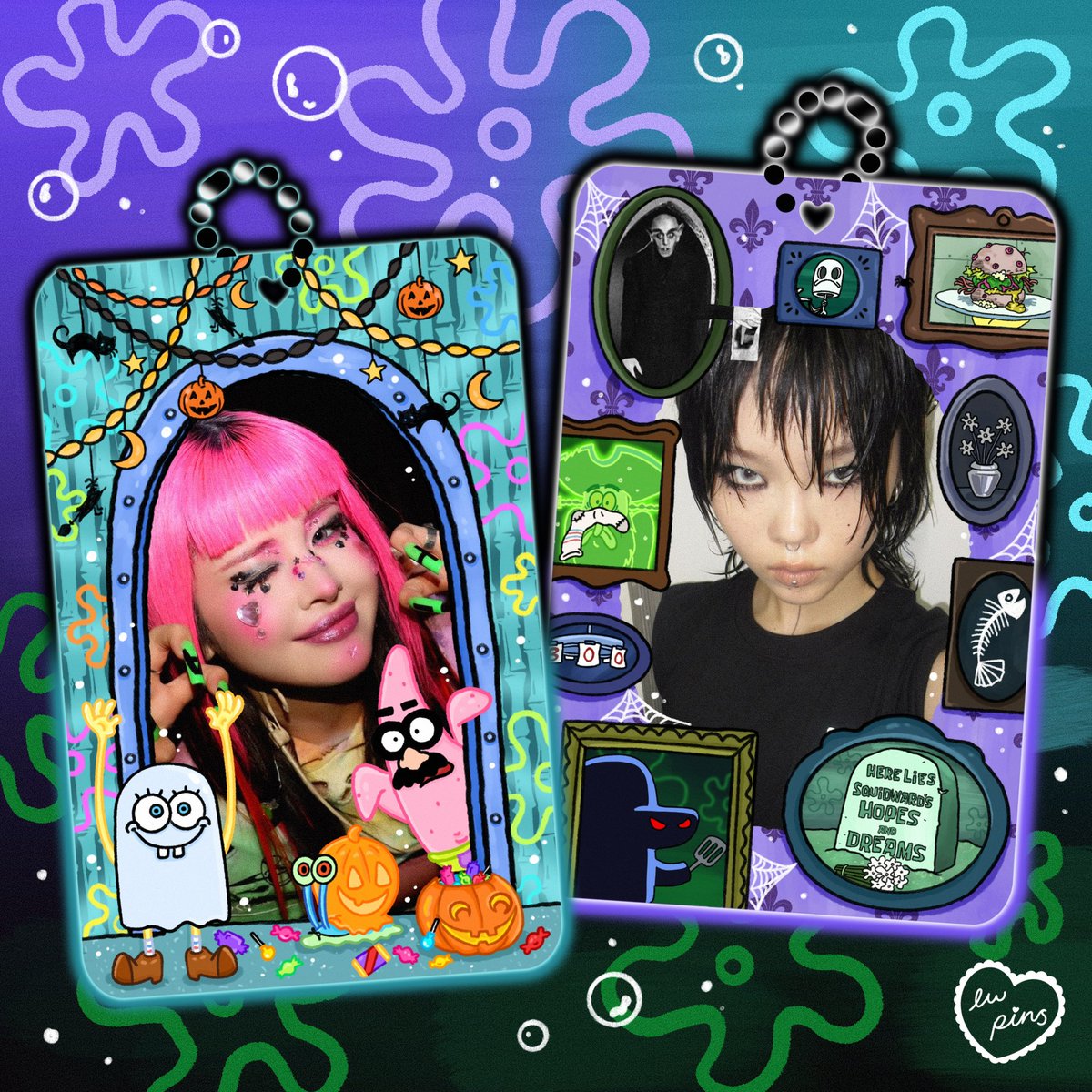 lw_pins's tweet photo. spongebob scaredy pants acrylic photocard holder !! 🎃⋆｡𖦹

🖤 double sided 🖤

🍭 preorders are open !! £6.50 each 
⭐️  worldwide shipping from the uk

🏴‍☠️ preorders end: september 30th

🛒 https://t.co/HU9BAjHKtT https://t.co/KWuxKGN1c5