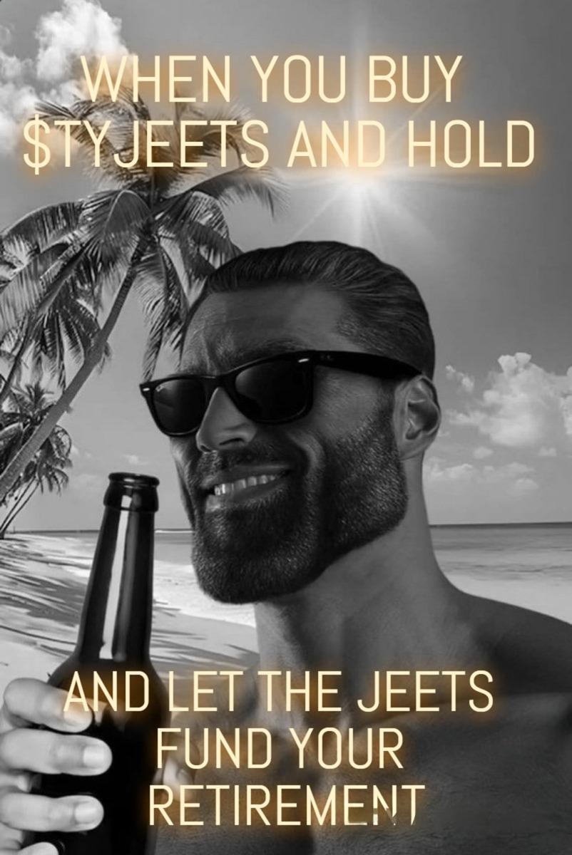 JeetFund's tweet photo. Buy and Hold thats it! the Jeet Fund would retire you!
100% SPY rewards for all holders.
none goes to the dev.

launched on @ponsdotfamily 
0x9a0b783804958832d89fdcf270616c3fe3c32df4
$TYJEETS

I launched this with 0 bundles whatsoever so everything is natural, no buys yet lol fck https://t.co/wd9ZIYBYCD