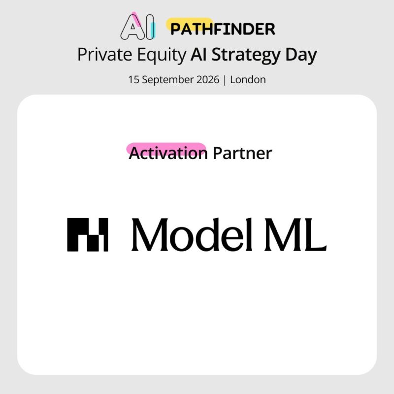 ModelMLAI's tweet photo. Next Tuesday, 15 September, Model ML will be running a hands-on workshop at AI Pathfinder's Private Equity AI Strategy Day in London.

Tyler Sisk will be joined by Fred Kinsman, Investment Director at Three Hills, to talk about how Model ML and Three Hills have been working together to transform the firm's day-to-day workflows.

This will be followed by an interactive session, where they’ll show PE teams how to start doing the same with their own day-to-day work.

If you're there, come and find us.