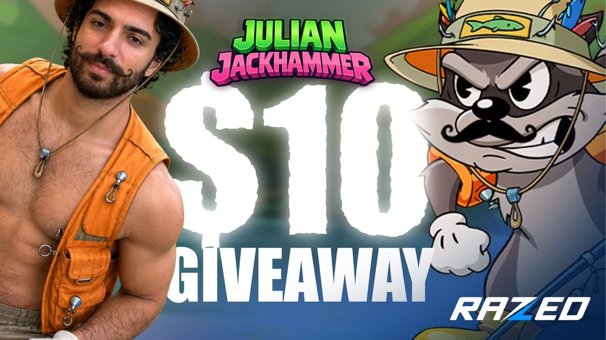 JulianJackhamer's tweet photo. Good run on @Razedcom so i'm giving $10 away💸 

To enter... 🎫
1️⃣Like &amp; RT 
2️⃣Follow @JulianJackhamer + @Razedcom
3️⃣Drop your $SOL wallet👇 https://t.co/blCt56oObE