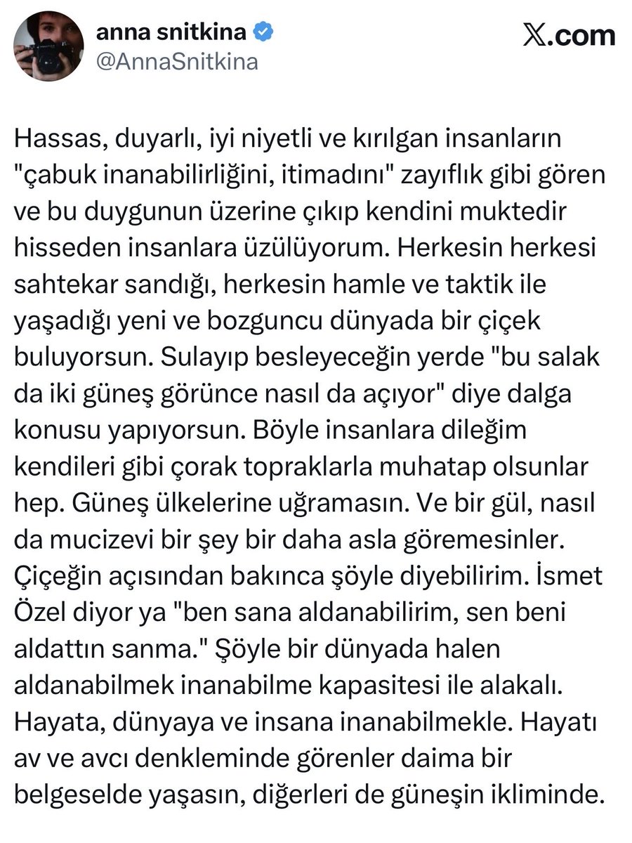 pekertugce1's tweet photo. Ne kadar sevgi dolu, açık, şefkatli ve net olursanız olun; insanlar sizi kendi derinlikleri ve sevme kapasiteleri kadar anlayabilirler. https://t.co/uEk4ovIo1Q