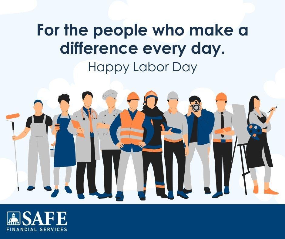 SAFEFinancialCU's tweet photo. Behind every goal achieved is a story of hard work, sacrifice, and determination. This Labor Day, we celebrate the effort that built the foundation and the opportunities that lie ahead. https://t.co/aFqy1xYCK0