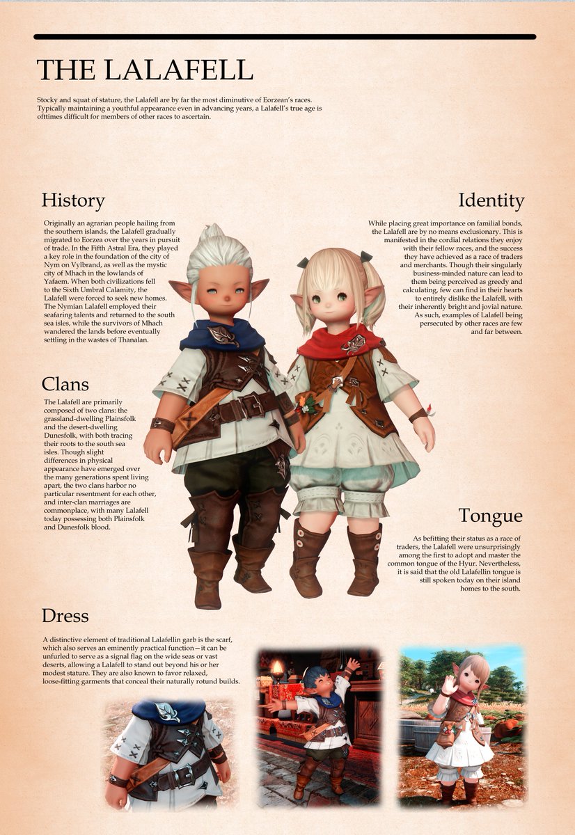 palastel's tweet photo. I'm creating a big lore doc for lalafell. Here's some summary pages which I will make more in depth pages for later https://t.co/Aa449mzx1K