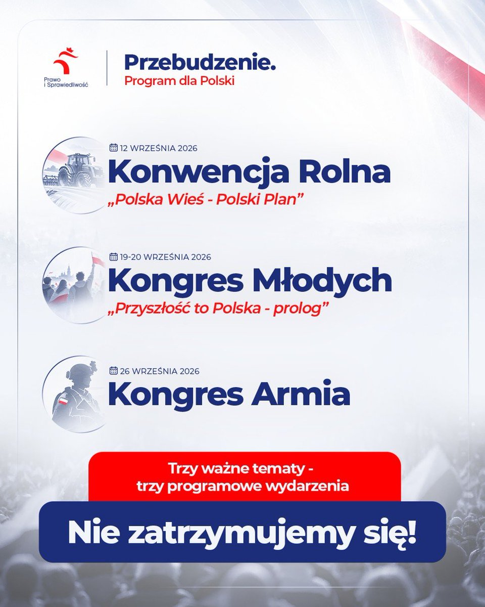 2022JEJ's tweet photo. @pisorgpl @OficjalnyJK 🇵🇱 Prawo i Sprawiedliwość 🇵🇱 @pisorgpl 🇵🇱 #PiS 🇵🇱 #PiSzawszeZaPolską 🇵🇱 🤍❤️ #PiSdotrzymujeSłowa 🇵🇱👍#PrzebudzeniePolaków 🇵🇱 #ProgramDlaPolski 🇵🇱 #DoZwycięstwaPiS 🇵🇱✌️ #PiS2027 🇵🇱✅ https://t.co/dCsFgomocK