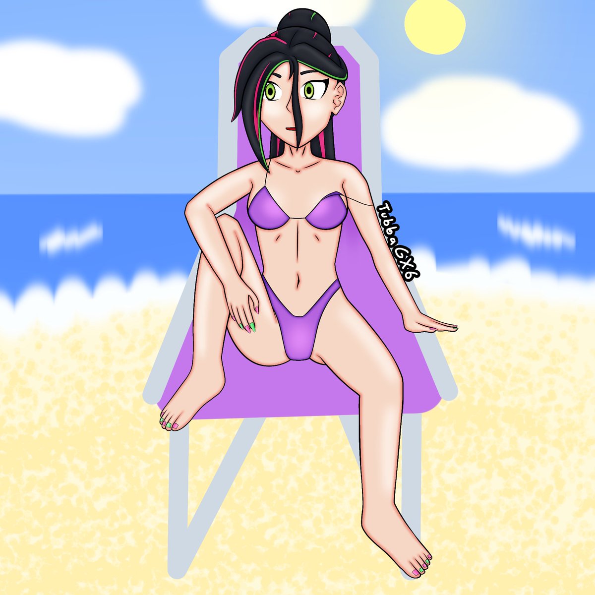 TubbaGX6's tweet photo. Dibujo de Helsie inspirado en el estilo de ASHER STORM ✨💜 (con algunas variantes) #Helsie #Fortnite #FortniteArtㅤㅤ https://t.co/0KAlSvI5jA