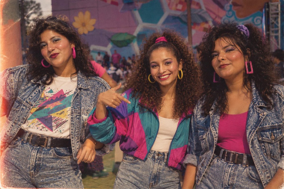 TejidoSocialSv's tweet photo. ¿Quién dijo que el #IndependenceFest 🇸🇻 no podía viajar en el tiempo? 😎📼

Así se vería nuestra fiesta en los 80. 🕺 https://t.co/USRrzmn4dq