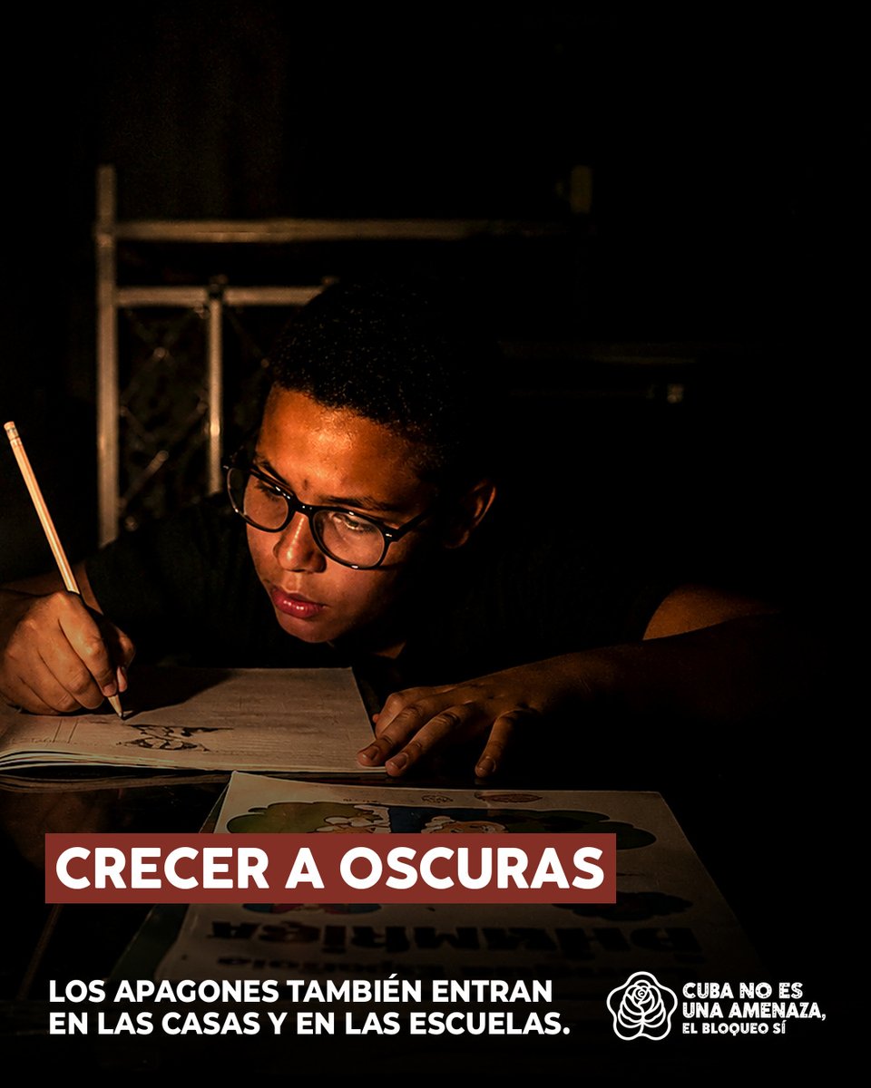 DiazCanelB's tweet photo. Lo alarmante y urgente es como esas cifras se reflejan en el acto criminal al que se somete a todo un pueblo, y que este año con el cerco energético y la extraterritorialización del bloqueo incrementa su impacto en áreas tan sensibles como la energía, la salud, la educación.

2/3 https://t.co/Zxfd2WI3ww