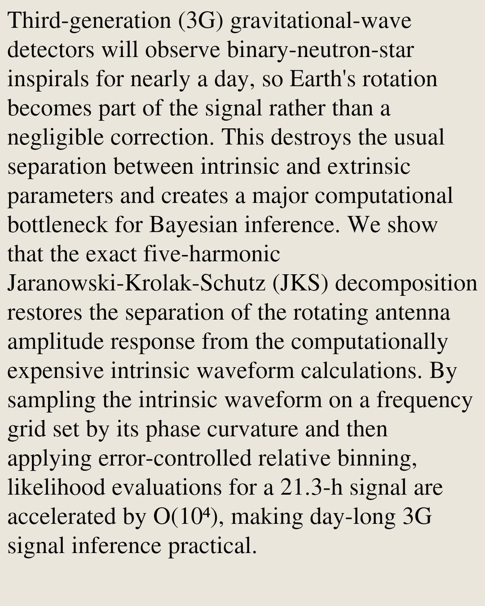 RelativityPaper's tweet photo. Fast Bayesian Inference for Long-Duration Gravitational-Wave Signals in 3G detectors

Anand S. Sengupta
https://t.co/mUGBHz5IK9 [𝚐𝚛-𝚚𝚌 𝚊𝚜𝚝𝚛𝚘-𝚙𝚑.𝙲𝙾 𝚊𝚜𝚝𝚛𝚘-𝚙𝚑.𝙸𝙼] https://t.co/2ficaKjEWy