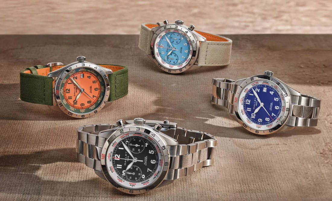 MrStateless's tweet photo. Gallet is back.
The revived collection brings together the Classics, Multichron Pilot, Multichron Sport and Flying Officer, combining historic designs with modern mechanical movements.
Full article at https://t.co/YUNGFRogKN.
#Gallet #Watchmaking #Chronograph #MRSTATELESS https://t.co/LCEkHZMEFS