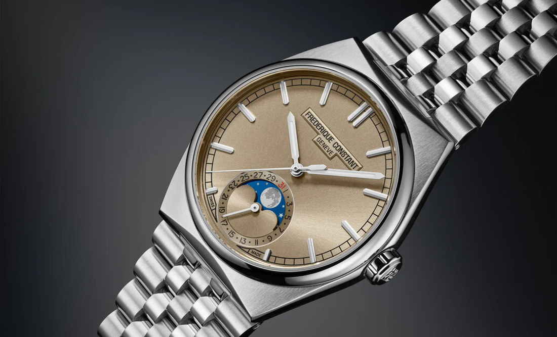 MrStateless's tweet photo. Frederique Constant brings mechanical watchmaking to the Classics Moneta.
Also new: two Highlife Moonphase Date models with blue and rose champagne dials.
Read the full article at https://t.co/YUNGFRogKN.
#FrederiqueConstant #Moneta #Highlife #Watchmaking #MRSTATELESS https://t.co/9MUipKI7vx