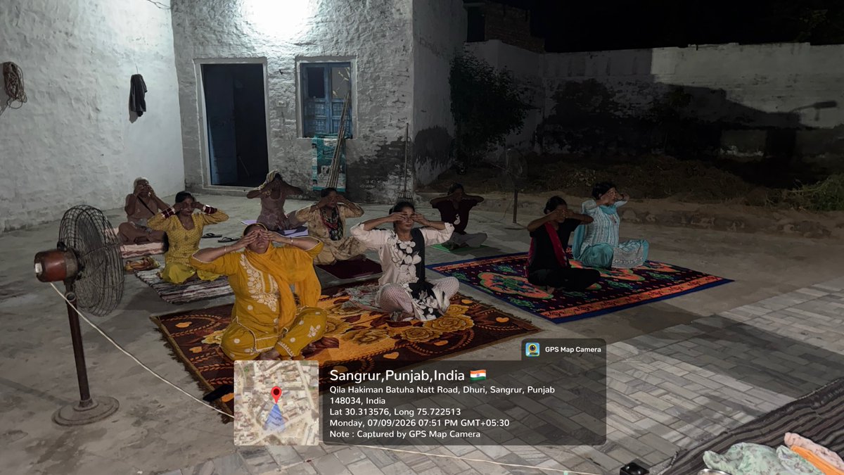 Gilldhrm's tweet photo. #CMDiYogshala #HealthyPunjab #PunjabModel @KamleshMSU @abhitiwari73 #YogaForAll #YogaEmployment     
#Sangrur https://t.co/mjtzk2f6jy