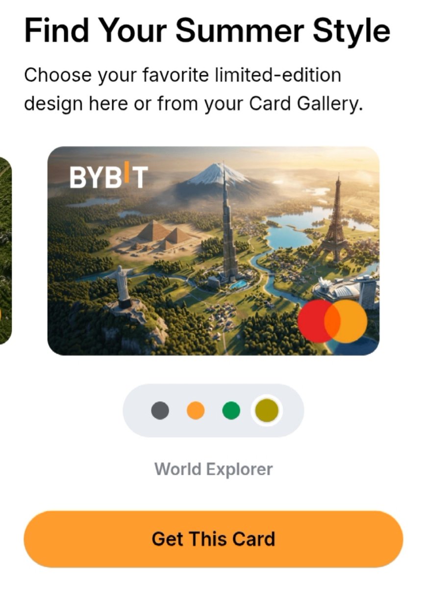 anamulljr's tweet photo. ☀️ Bybit Card Summer Travel Event! 🏖️
Claim your limited-edition Summer Virtual Card with 2X Cashback! 🔥
Complete missions for Lucky Draw chances to win an iPhone 17, Rimowa Suitcase, or up to 300 USDT! 🎁
👇 Apply Link:
https://t.co/DaUFuDntWW
Code: 90627
#Bybit #BybitCard https://t.co/BfuYZuN3M5