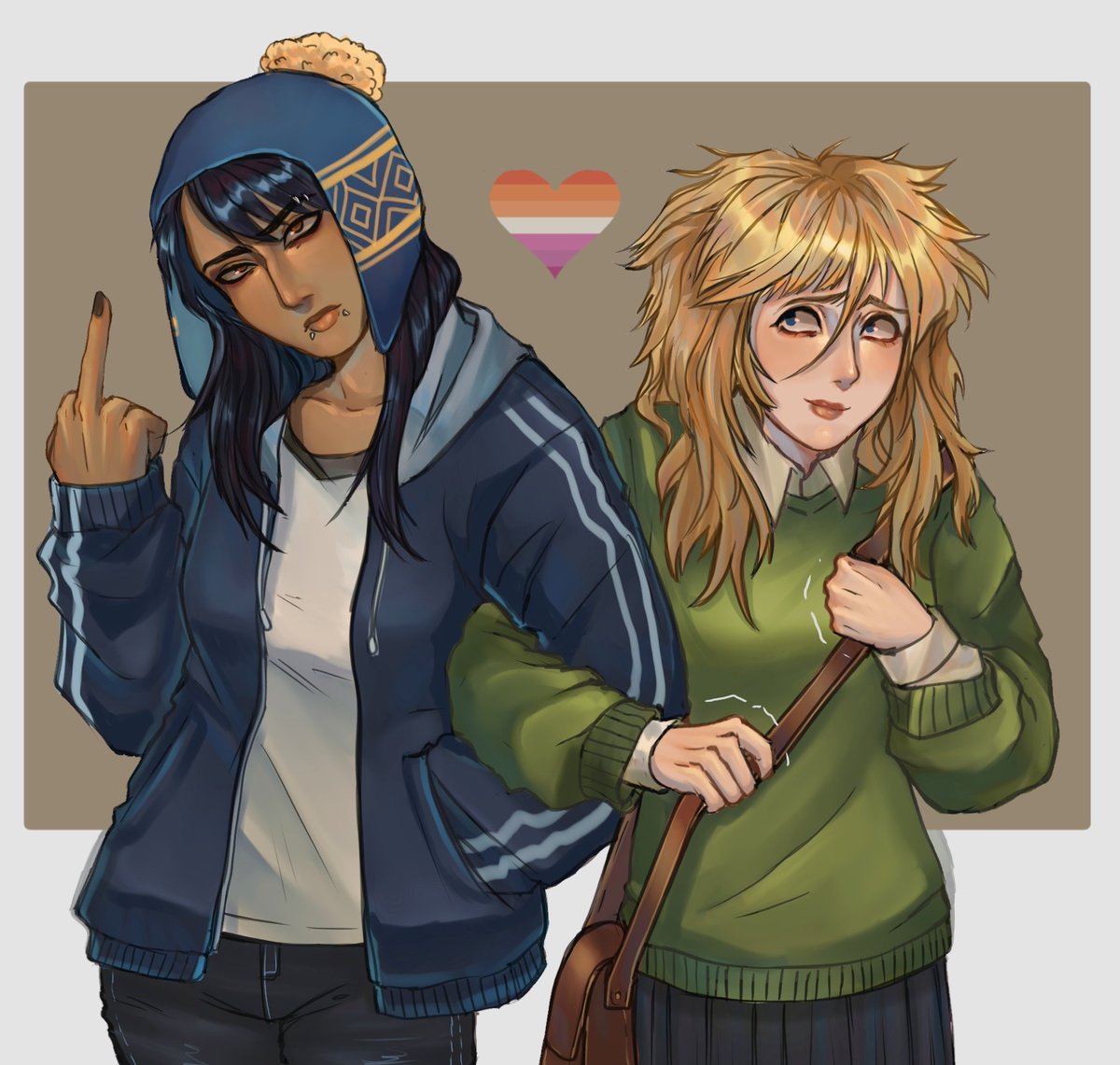 Silent_D0ve's tweet photo. Yuri creek 🙏💛💙

#spcreek #sptweek #spcraig #fanart https://t.co/IfyvFWDozv