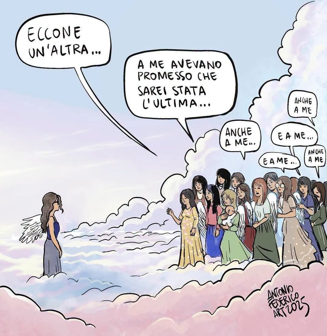 GennaroSerra's tweet photo. “Gli uomini hanno paura che le donne ridano di loro.
Le donne hanno paura che gli uomini le uccidano.”

Margaret Atwood https://t.co/dsaBrMkai3