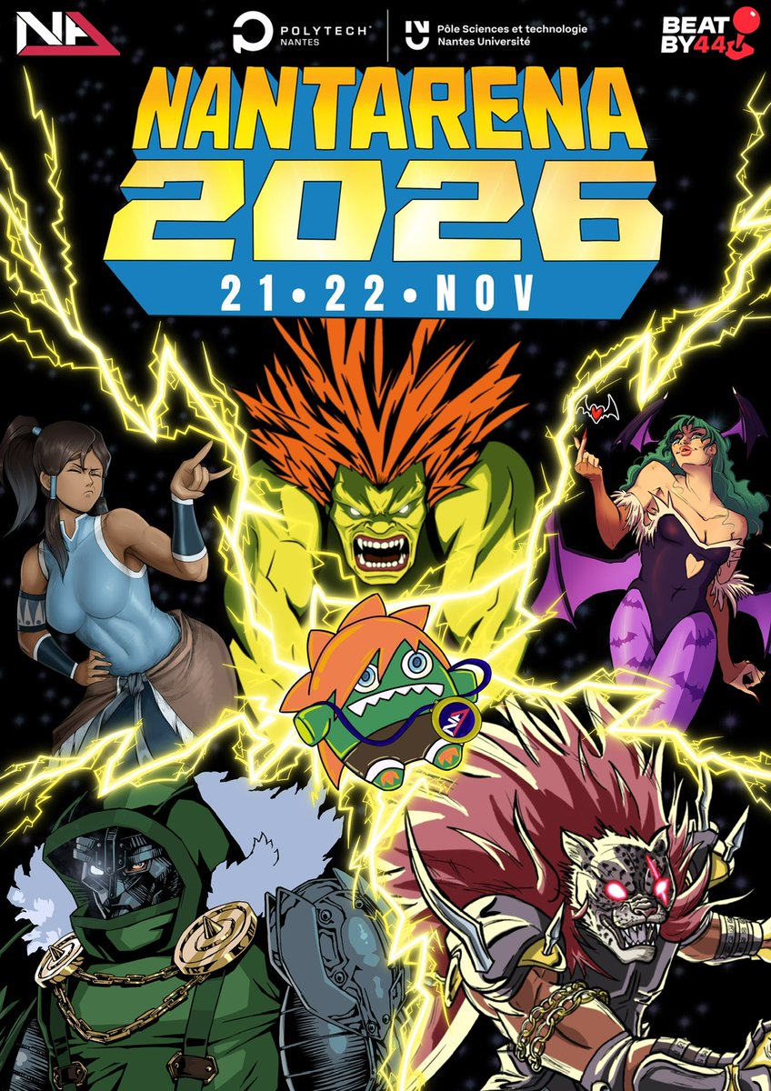 Beatby44's tweet photo. ⚡️NANTARENA 2026⚡️

🚨 LA BILLETTERIE EST OFFICIELLEMENT OUVERTE ! 🚨

Le moment est venu de réserver votre place pour le rendez-vous esport à Nantes les 21 &amp; 22 novembre ! 🎮🔥

Pour s’inscrire ⬇️ 🎟️ https://t.co/pnZApnUWuo