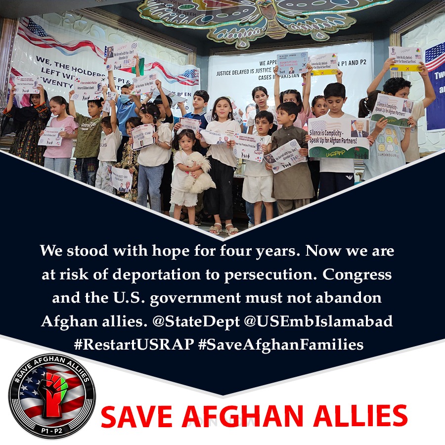 nuristanihaide2's tweet photo. @SenatorShaheen @AfghanEvac Please use every channel available to you to amplify this video and help get it directly to President Trump. Afghan P-1/P-2 families have waited for years—please help make sure he hears their voices. https://t.co/uFe9sVNgYS