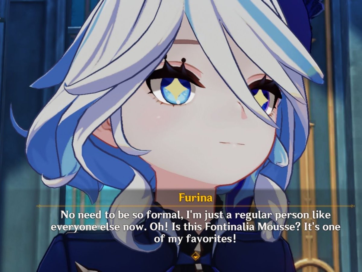 Genshin_Forever's tweet photo. Look how adorable Furina is when her eyes sparkle

She looks so Adorable https://t.co/gAj73ONSBT