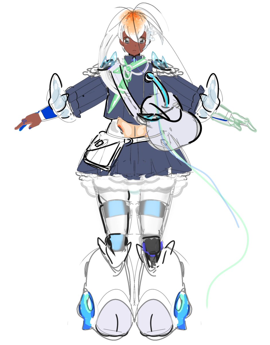 deepbluerequiem's tweet photo. (Lazy...) 
#PGR #OC Rahab : Distill https://t.co/gw5fR7TarC