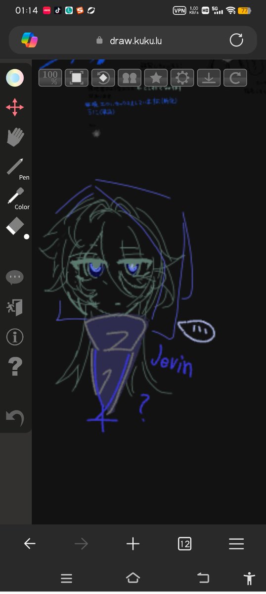 kql1231499's tweet photo. I'm off to have fun! Even though it's black when I draw it... I don't know why🤔 And I can't read Japanese... Haha... I'm Chinese,It's a bit hard to draw, so it didn't turn out very well#Jevin #sprunki #sprunkijevin https://t.co/34SPBJrKn1