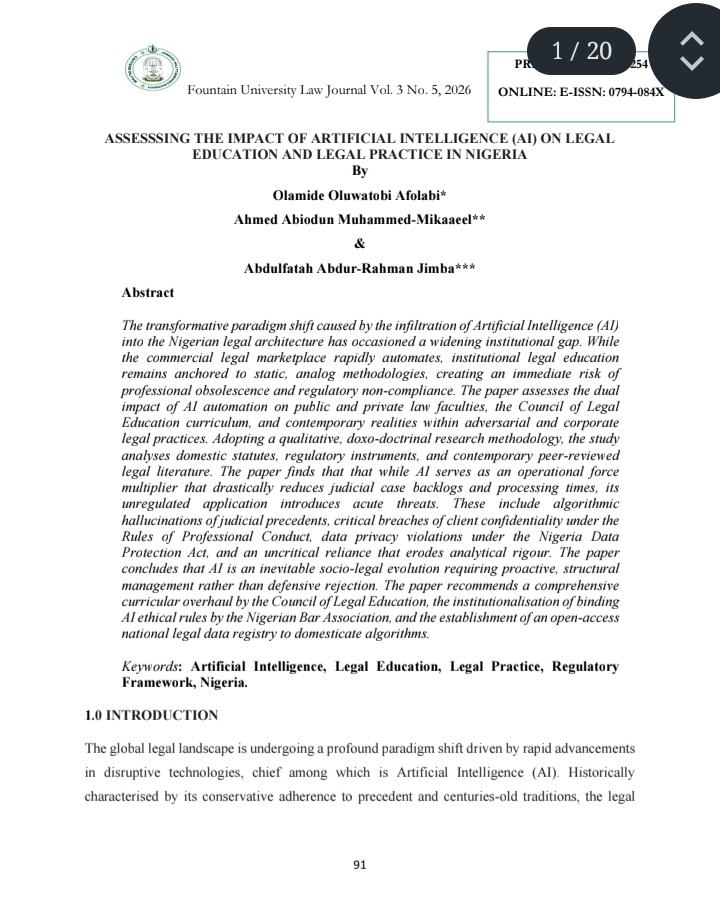OlamideOlu45017's tweet photo. Finally, a published paper! 🥹🎉
I co-authored a paper with two amazing people, and seeing our work officially published feels so good.
Grateful for the experience, the learning, and the opportunity.
Thank you, Jesus. 🤍

https://t.co/JZzfP5QRmt https://t.co/NKuJEDNtma