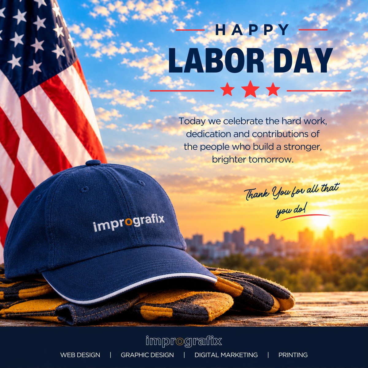 imprografix's tweet photo. 𝗛𝗮𝗽𝗽𝘆 𝗟𝗮𝗯𝗼𝗿 𝗗𝗮𝘆!
Today we celebrate the hard work, dedication and contributions of the people who build a stronger, brighter tomorrow!
𝑻𝒉𝒂𝒏𝒌 𝒀𝒐𝒖 𝒇𝒐𝒓 𝒂𝒍𝒍 𝒕𝒉𝒂𝒕 𝒚𝒐𝒖 𝒅𝒐!

#laborday #laborday2026 #labordayusa #HappyLaborDay #imprografix #trending https://t.co/i8j8SUnVro