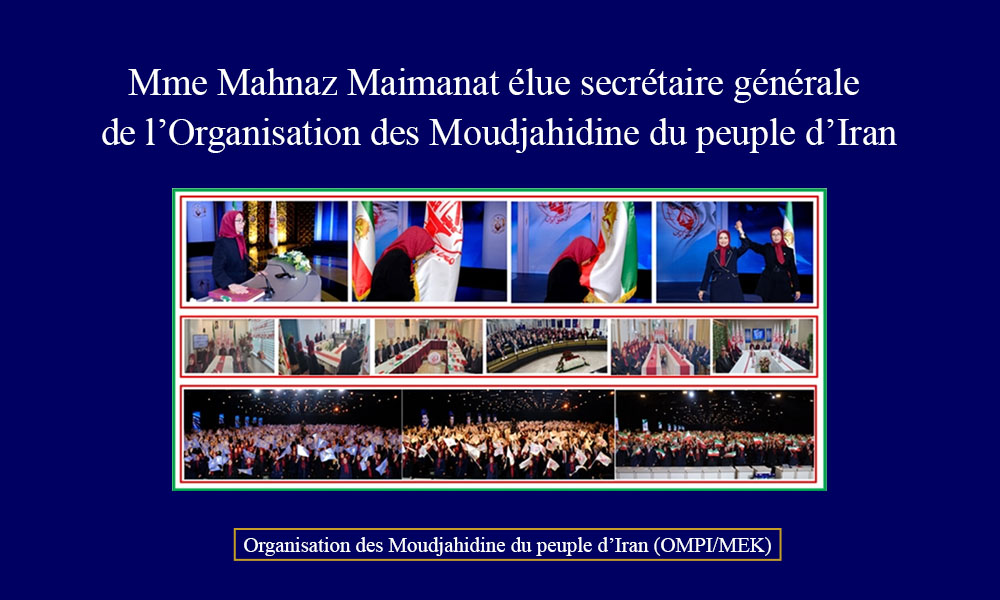 Maryam_Rajavi_F's tweet photo. Mme Mahnaz Maimanat élue secrétaire générale de l’Organisation des Moudjahidine du peuple d’Iran lors d’un grand rassemblement de l’OMPI à l’occasion du début de la 62e année de la fondation de l’Organisation
https://t.co/Oiygca7wxc https://t.co/j2214e4eml