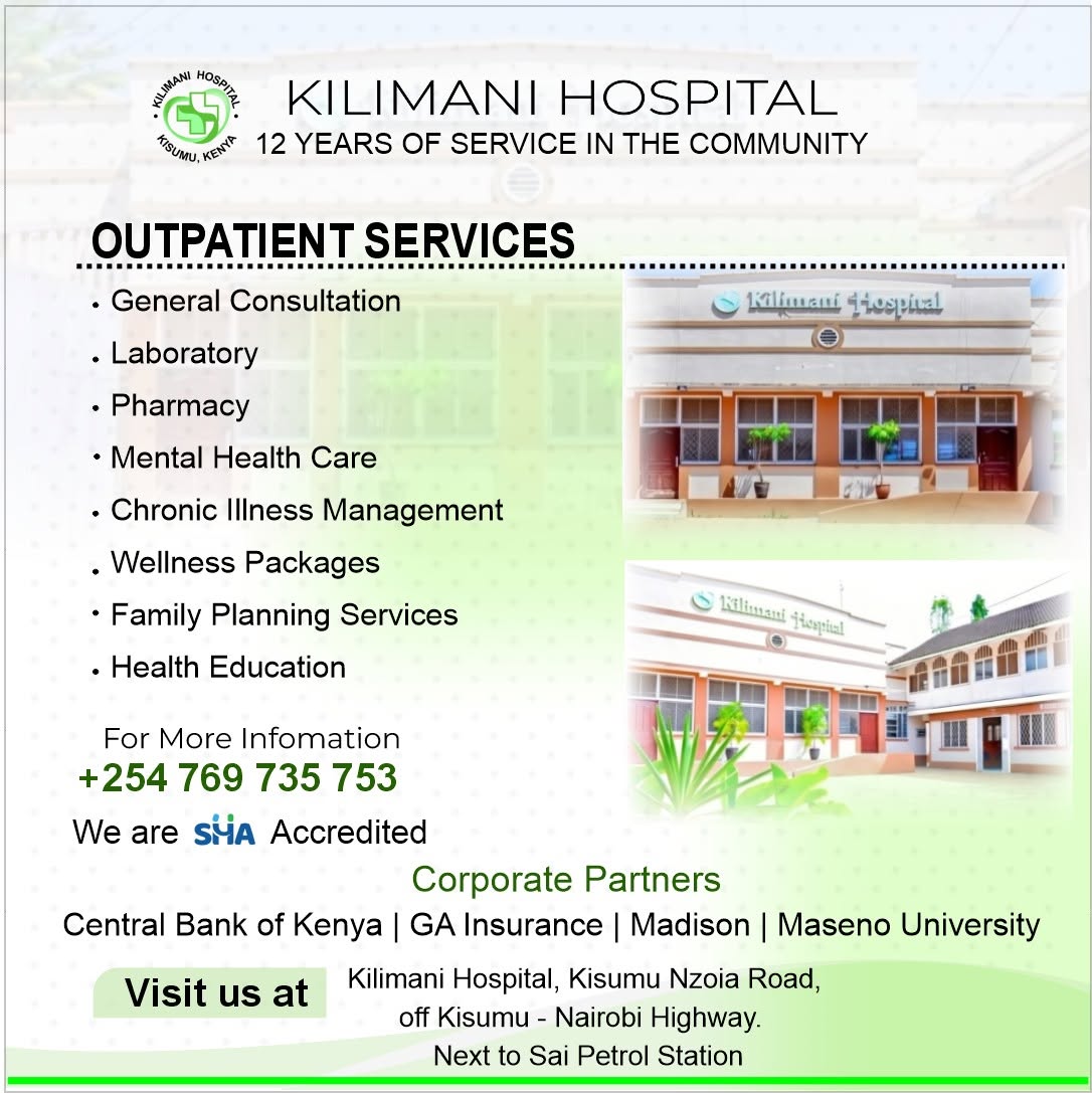 EstherGustrv's tweet photo. I almost lost my mother because she ignored the signs. ”

Chest pain, persistent cough, or fatigue could be a cry for help. Don’t wait. Early detection saves lives, reduces costs, and brings peace of mind. Book your consultation today at Kilimani https://t.co/sAOIIkBPNa