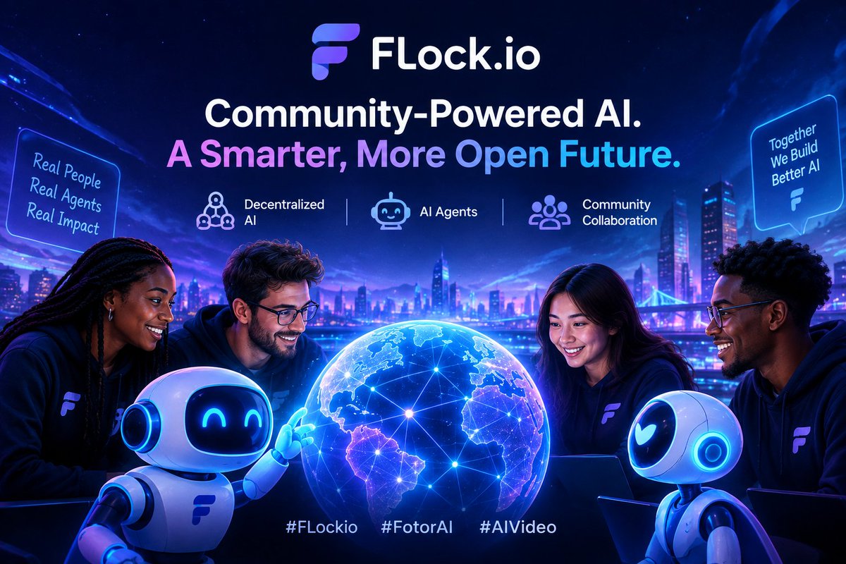 LaPassion032's tweet photo. The next era of AI won’t be built by a few, it’ll be powered by communities. 🤖🌐
https://t.co/N6PmQfxbN5 is pushing decentralized AI toward a more open future.
#FLockio #FotorAI #AIVideo https://t.co/OmaXe81jCp