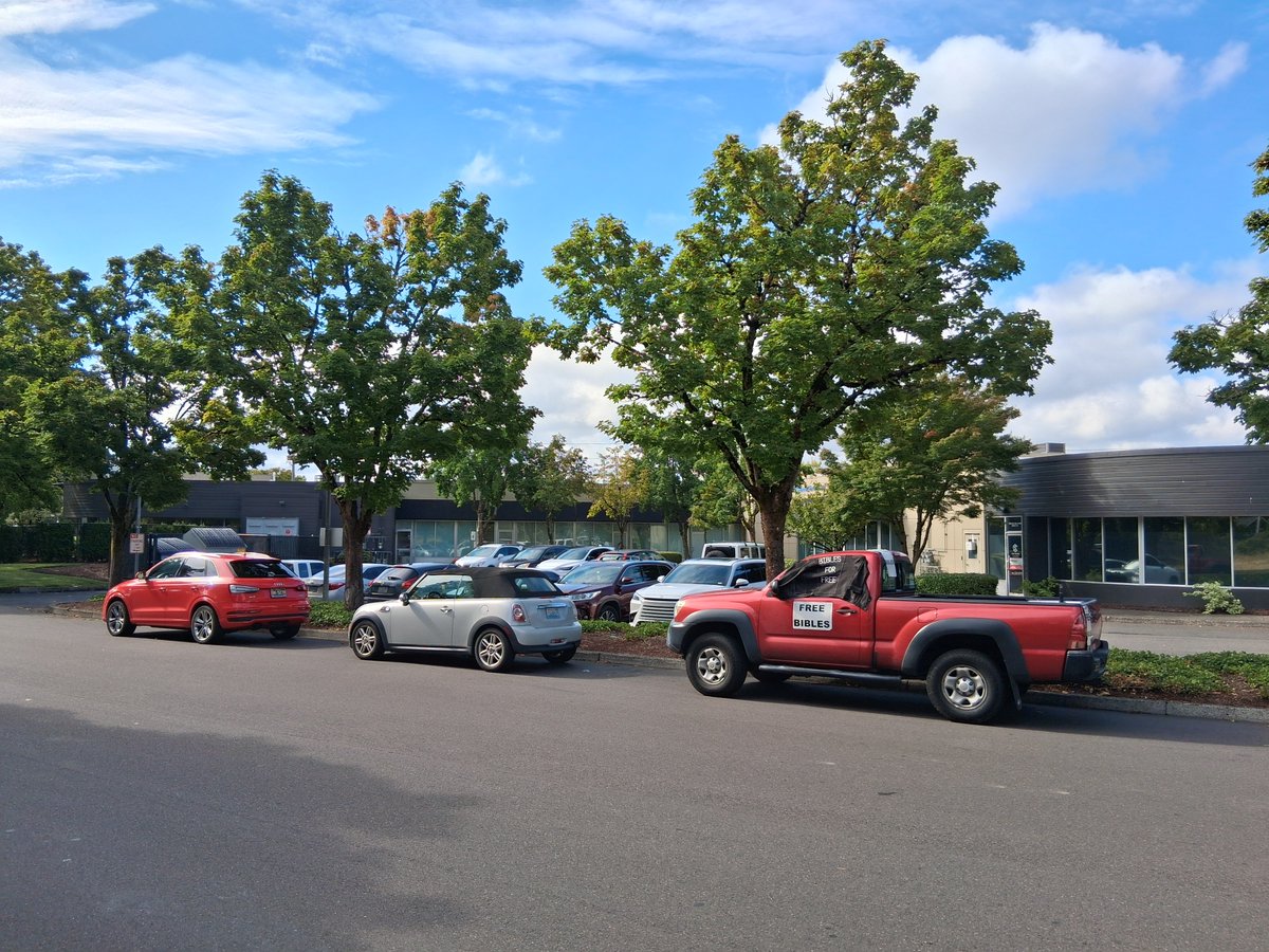 BiblesForFree's tweet photo. Labor Day at Planned Parenthood in Vancouver, WA

Slower than usual, though I'm here an hour or two earlier than normal

But not as slow as it ought be

#DefundPlannedParenthood
#SaveTheBabyHumans
#EndChildSacrifice https://t.co/D3A8SAnikq