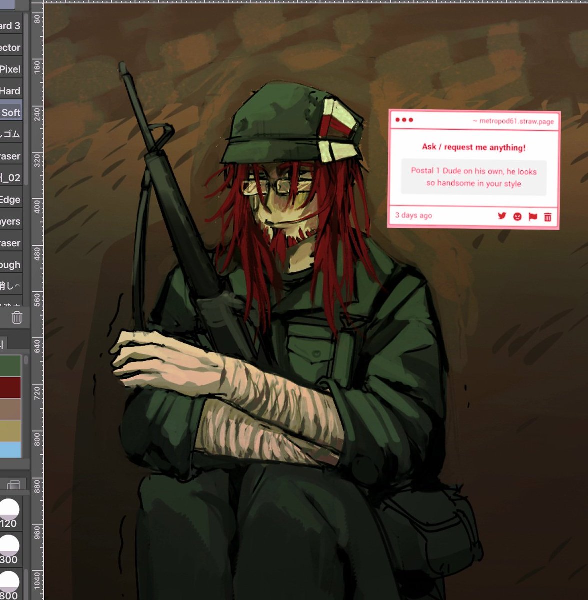 metropod61's tweet photo. #postal1997 #postal 
uh uh uh something war veteran  dude something https://t.co/sktEcM0PzX