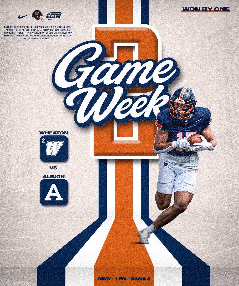 WheatonFB's tweet photo. #WonByOne #NoRegrets https://t.co/eHX2N4ibiG