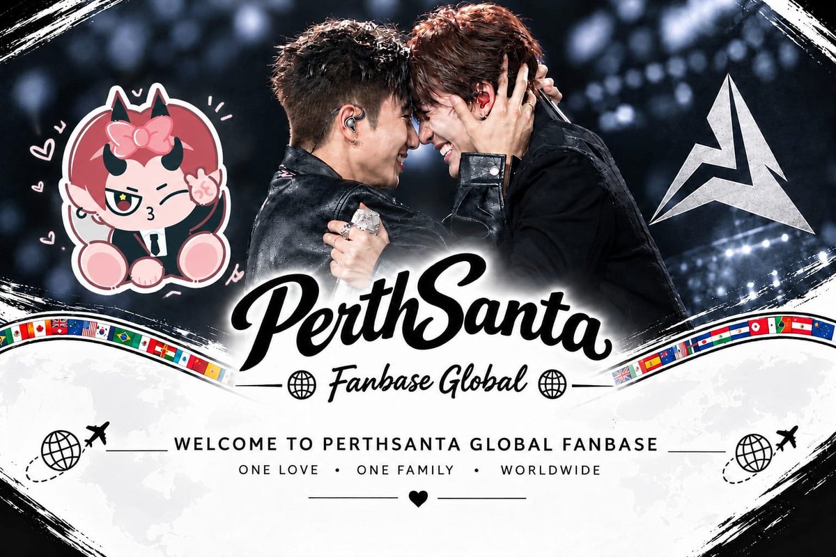 PSGlobalFanbase's tweet photo. 🌎🖤🤍 WELCOME TO PERTHSANTA GLOBAL FANBASE 🤍🖤🌎

Hello, Little Devils! 👋🏻✨

Welcome to PerthSanta Global Fanbase! 🖤🤍

Today, we begin this little project with a very special purpose: to create a global space for all Little Devils who love, support, and enjoy following Perth and Santa’s journey. 🫶🏻🌎

No matter where you are from, what language you speak, or how long you have been supporting them…

There is a place for you here. 🏠🖤🤍

We want to bring Little Devils from all around the world together to share moments, projects, updates, content, memories, and, most importantly, our love and support for PerthSanta. ✨

Because even though we may be in different corners of the world, there is something that brings us together:

✨ One fandom.
🌎 One global family.
🖤🤍 One love for PerthSanta.

If you are a Little Devil, this is your home too. 🫶🏻🏠

Follow us, share this account with fellow fans, and help us build a global community filled with respect, love, friendship, and beautiful moments. 🌎✨

Welcome, Little Devils.
Welcome to the family. 🖤🤍

🌎 PerthSanta Global Fanbase
Connecting Little Devils around the world. 🫶🏻

#PerthSanta #PerthTanapon #Santapp #เพิร์ธแซนต้า