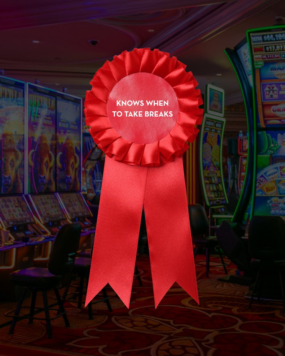 rivercitycasino's tweet photo. This Responsible Gaming Month, celebrate the little wins that are ribbon-worthy 🎖️ 🙌 #RGEM #WellPlayed https://t.co/KiSSASMT0y
