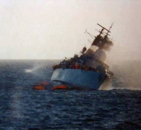 elpeca's tweet photo. @SpaceborneMedic Don't be an idiot, respect the fallen on both sides.

Sheffield, Ardent, Antelope and Coventry, military vessels. https://t.co/OXZ0gSnzzo