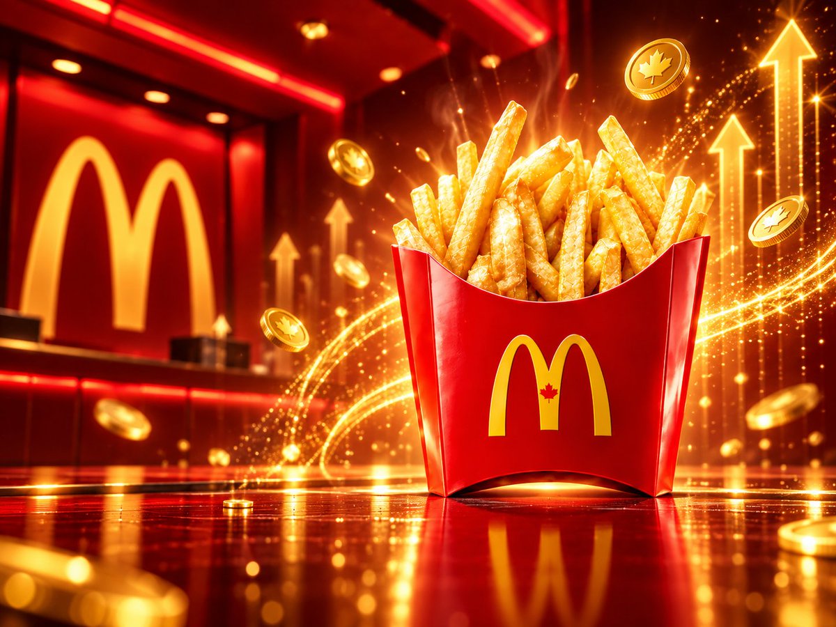 NewMCDONALDS_'s tweet photo. Golden fries. Rising energy. One crispy community. 🍟📈

New MCDONALDS ($FRENCHFRIES) is bringing fresh meme power to the blockchain. The kitchen is heating up—and we’re just getting started! 🔥🚀

#FRENCHFRIES #MemeCoin #Crypto #RobinhoodChain https://t.co/2MLj4oJFFy