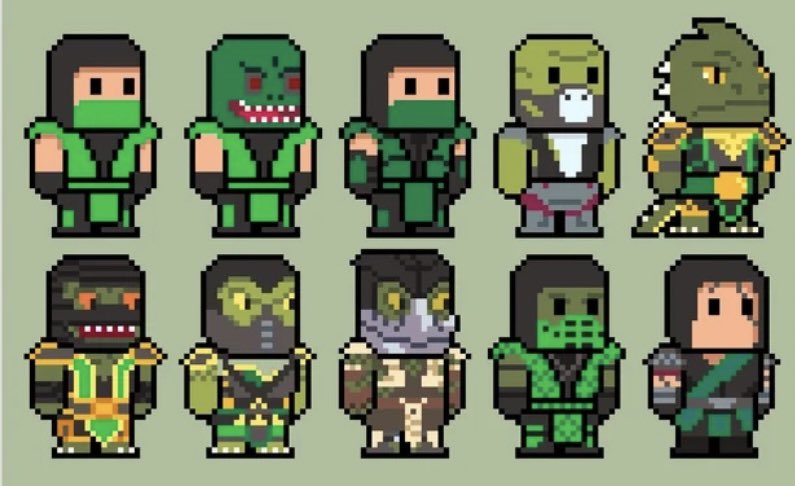 MK_habit_addict's tweet photo. 8 bit Reptile Evolution…🐉🦎
#MortalKombat https://t.co/AeozFvtUc6