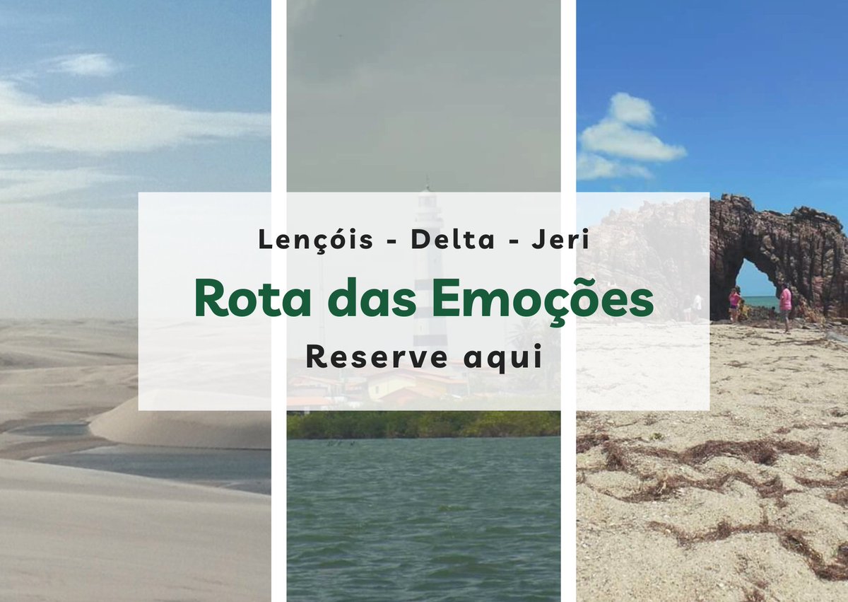 arisdomar's tweet photo. PACOTE ROTA DAS EMOÇÕES 07 DIAS
Roteiro inclui Lençóis Maranhenses, Delta do Parnaíba e Jericoacoara com passeios aos lençóis, lancha, delta, lagoa do Paraíso e muito mais.

Confira:
https://t.co/hZR7FP2FSV

#rotadasemocoes #jeri #lencoismaranhenses https://t.co/BRbXOr4l2u