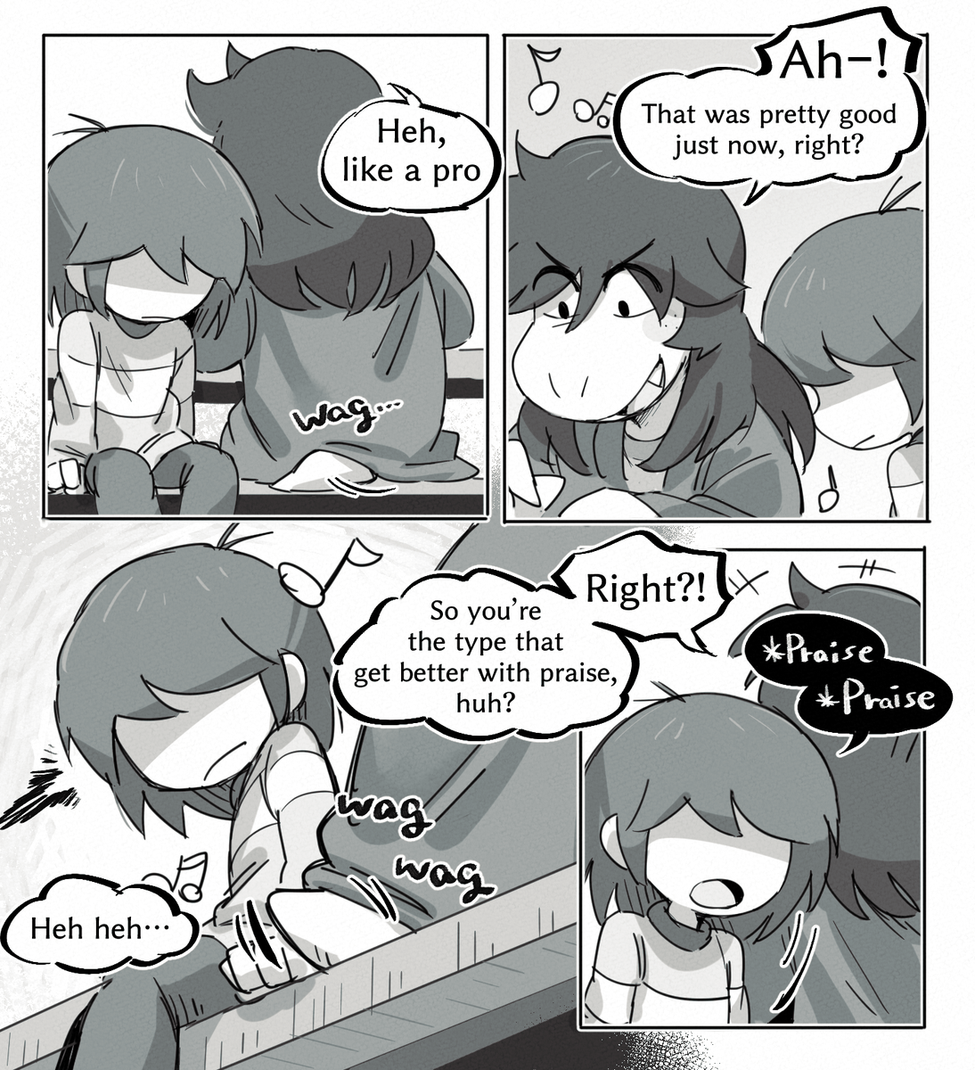 akikazeume's tweet photo. 【DELTARUNE】しっぽ：english https://t.co/CeCSEtdrgJ