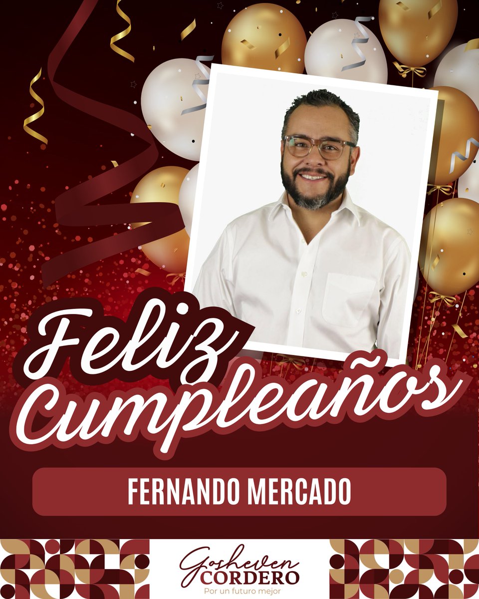 GoshevenMX's tweet photo. Envío una cordial felicitación al alcalde de La Magdalena Contreras, @Fer_MercadoG, por su cumpleaños. Reconozco su compromiso con el bienestar de las familias contrerenses y la transformación de la CDMX. Le deseo salud y éxito en su encomienda. ¡Felicidades! 🎂🇲🇽 https://t.co/auskZDlCXh